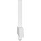 Ekena Millwork Eugene Architectural Grade PVC Gable Bracket, 108"W x 18"H x 2"D x 4"F, 4/12 Pitch GBP108X18X0204EUG00 - alternate 5